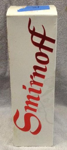 Smirnoff 750 ML (Boxed): Any contents in bottle is Free; You are bidding on the bottle & unbroken tax stamp