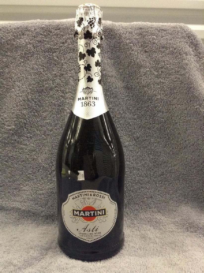 Martini 1863 Asti 750ml: Any contents in bottle is Free; You are bidding on the bottle & unbroken tax stamp