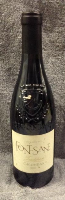 Fort- Sane 2011 Gigondas: Any contents in bottle is Free; You are bidding on the bottle & unbroken tax stamp