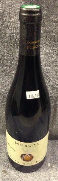 2014 Morgon Dominique Piron: Any contents in bottle is Free; You are bidding on the bottle & unbroken tax stamp