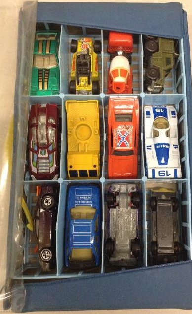 Matchbox cars and case: Matchbox cars and case
