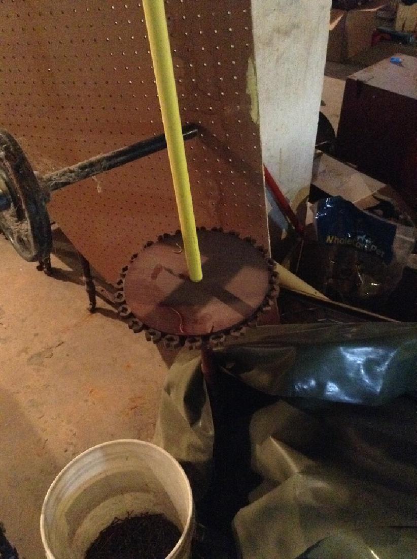 Vintage Fishing Pole Holder (1 of 1)