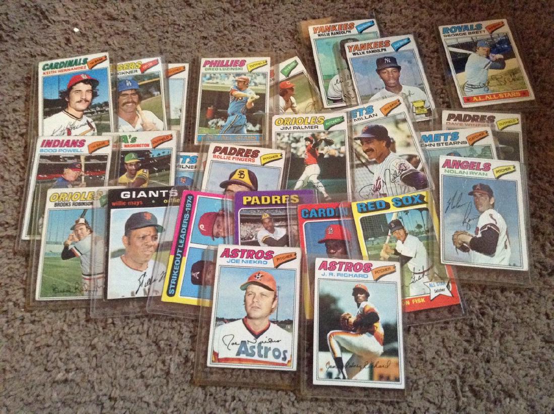 Baseball Cards in protective Sleeves; some signed (1 of 1)
