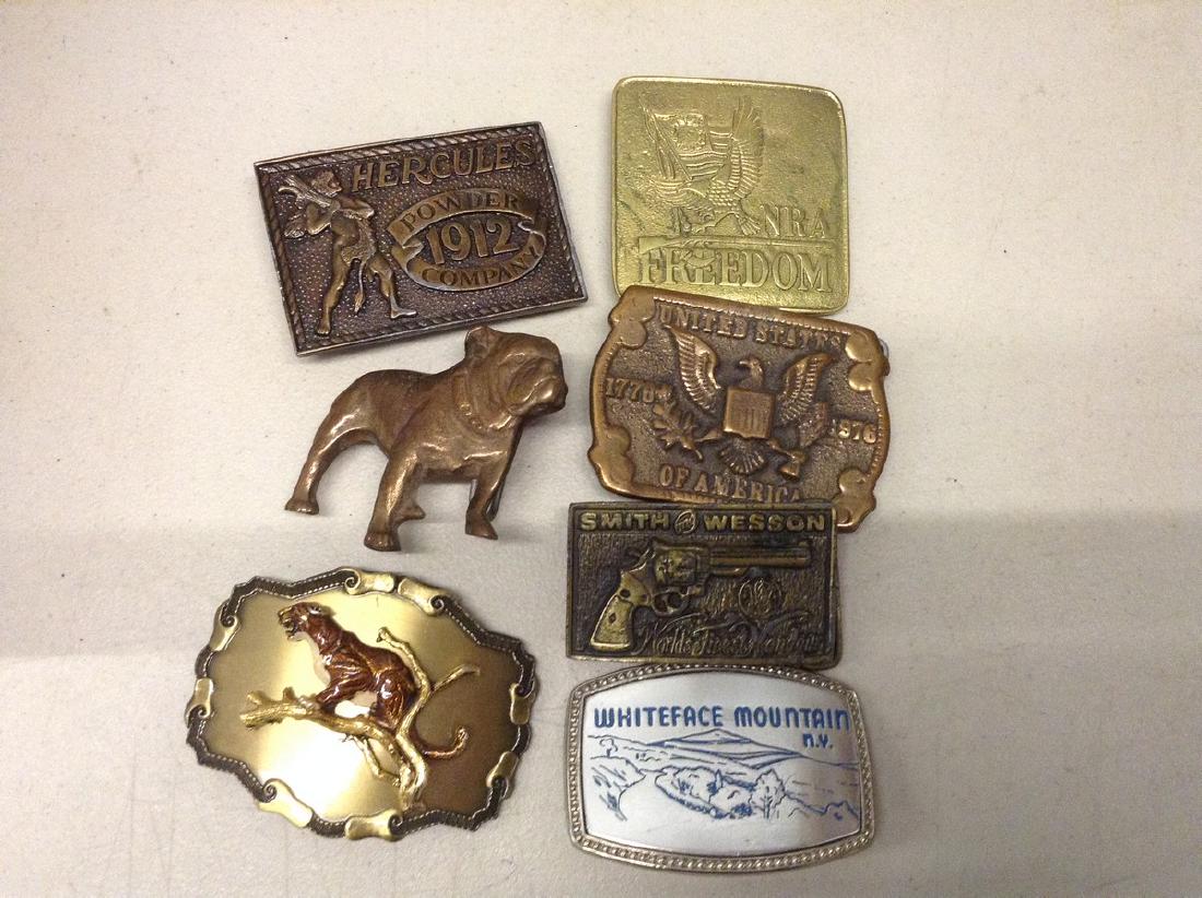 1970's Truckers Metal Big belt & Buckles: 1970's Truckers Metal Big belt & Buckles