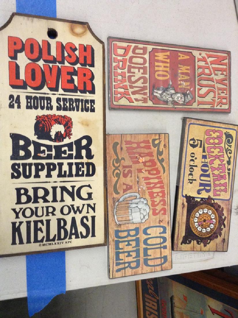 4 Wood Beer signs (1 of 1)
