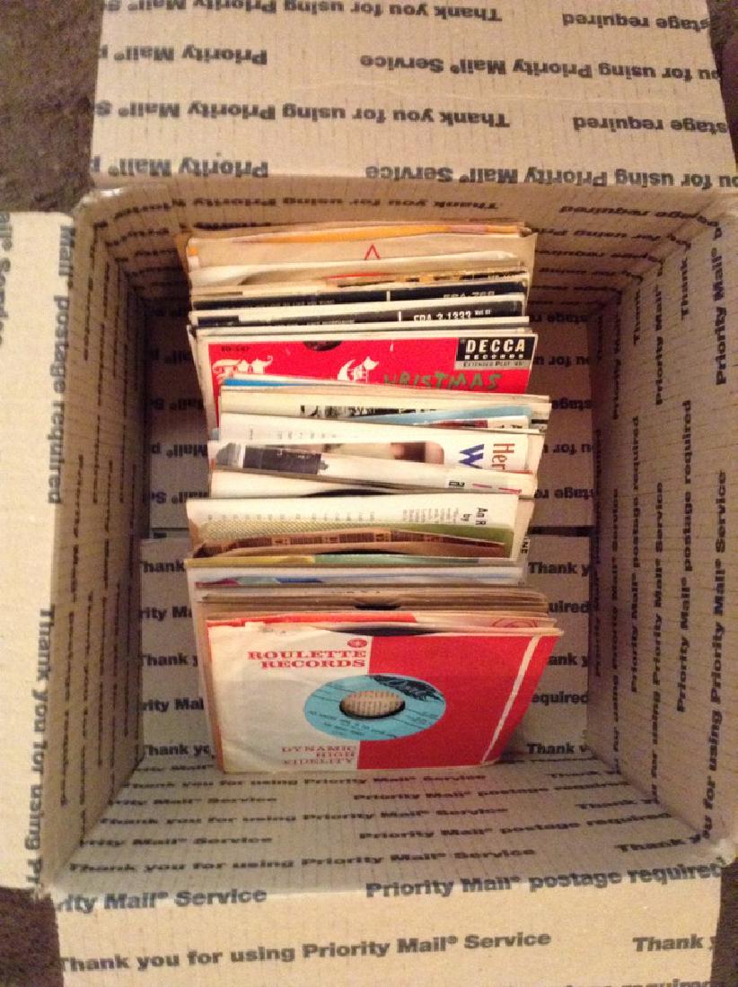 Box of 50's 60's 45 records (1 of 1)