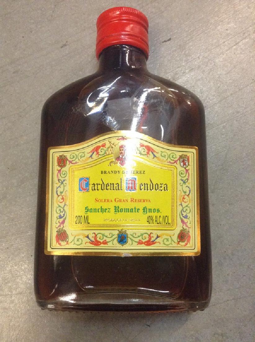 Cardenal Mendoza Brandy De Jerez 200ml: Any contents in bottle is Free; You are bidding on the bottle & unbroken tax stamp