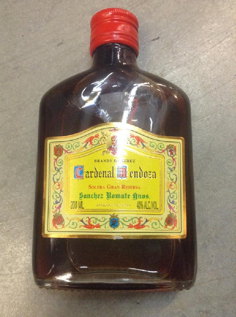 Cardenal Mendoza Brandy De Jerez 200ml: Any contents in bottle is Free; You are bidding on the bottle & unbroken tax stamp
