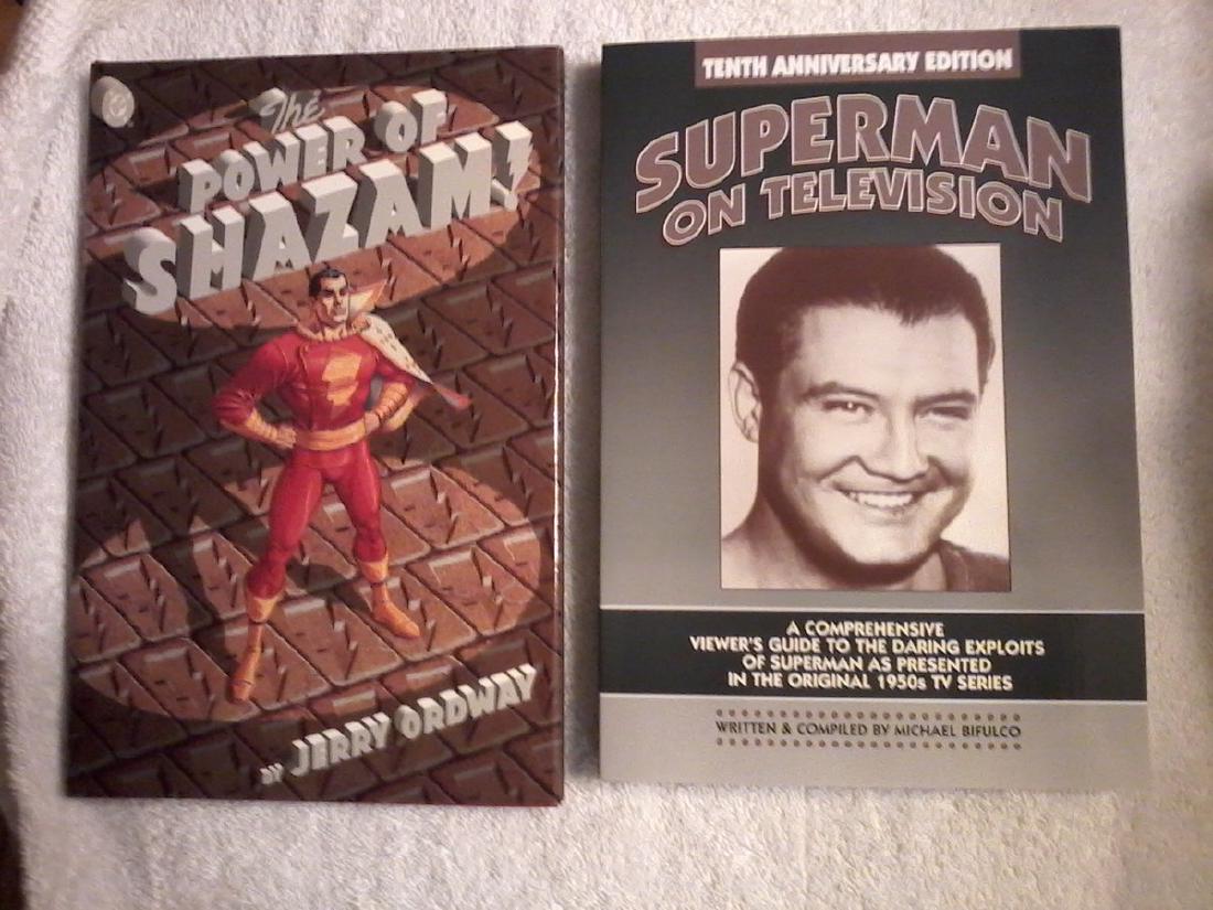 The Power of Shazam Hard Cover & Superman on Television: The Power of Shazam Hard Cover & Superman on Television Soft Cover