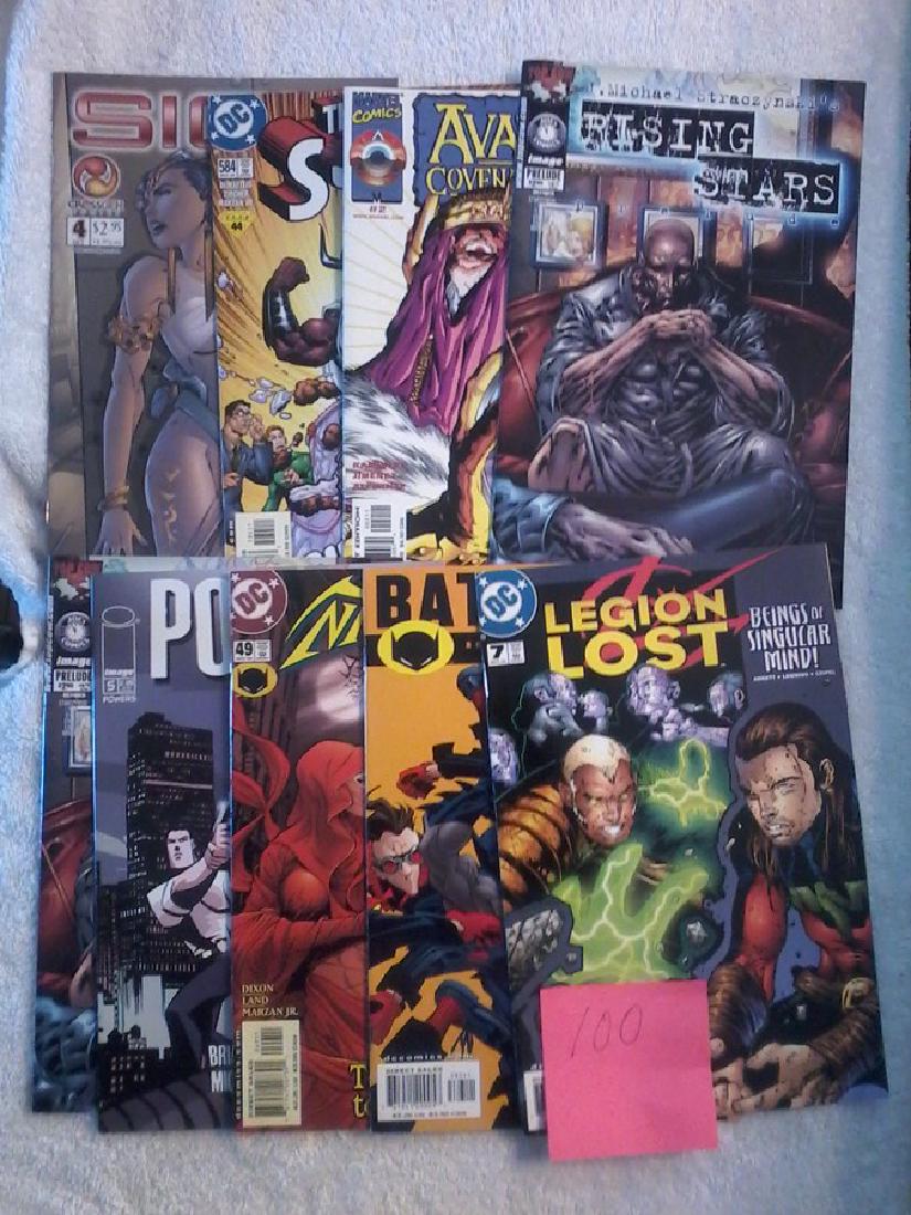 Mixed lot of 9 Comic - Legion Lost - Batman - Nightwing: Mixed lot of 9 Comic - Legion Lost - Batman - Nightwing - Powers - Rising Stars - Avataarz - Superman - Sigil