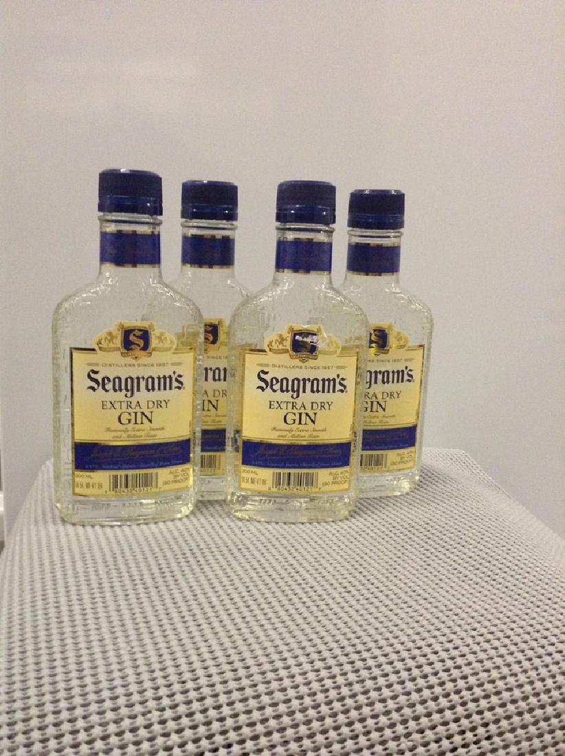 Seagram's Extra Dry Gin Lot of 4 (1 of 1)