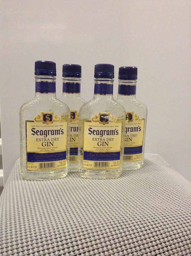 Seagram's Extra Dry Gin Lot of 4 (1 of 1)