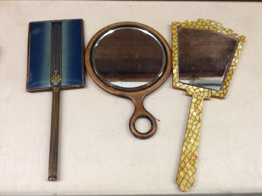 1 Barber Mirror 2 Early Dresser Mirrors (1 of 1)