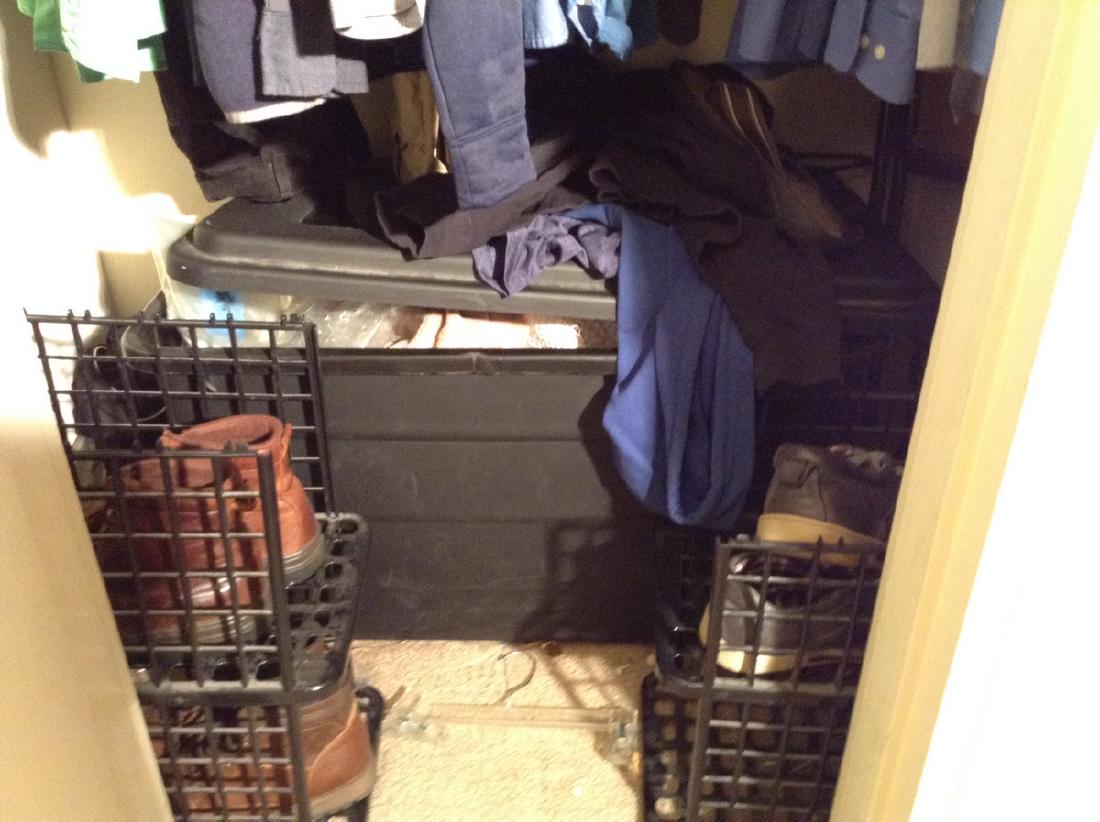 Closet 1 Floor Contents (1 of 1)