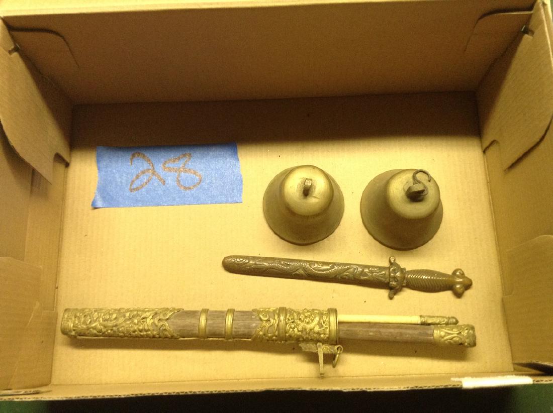 Vintage Bells & Japanese letter openers: Vintage Bells & Japanese letter openers