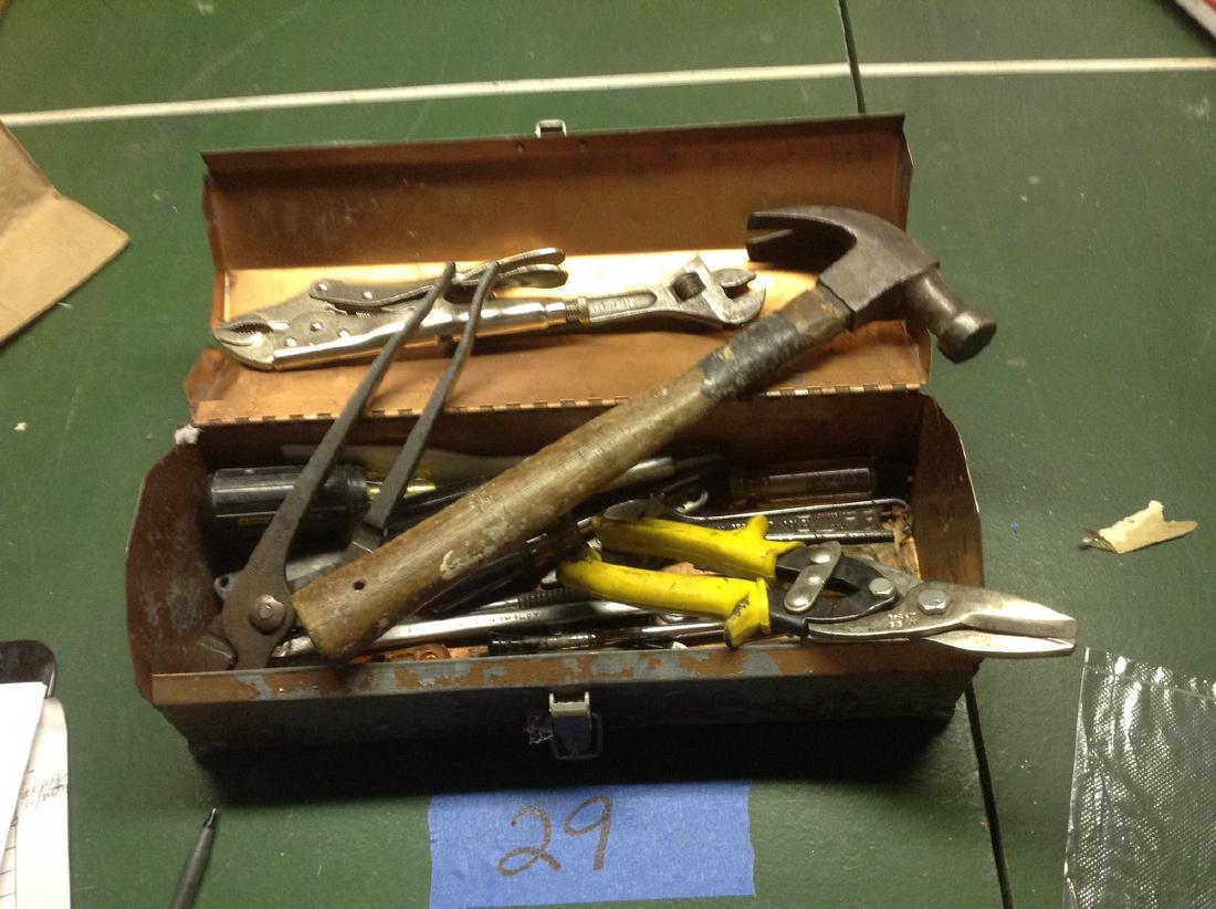 Tool box & tools (1 of 1)