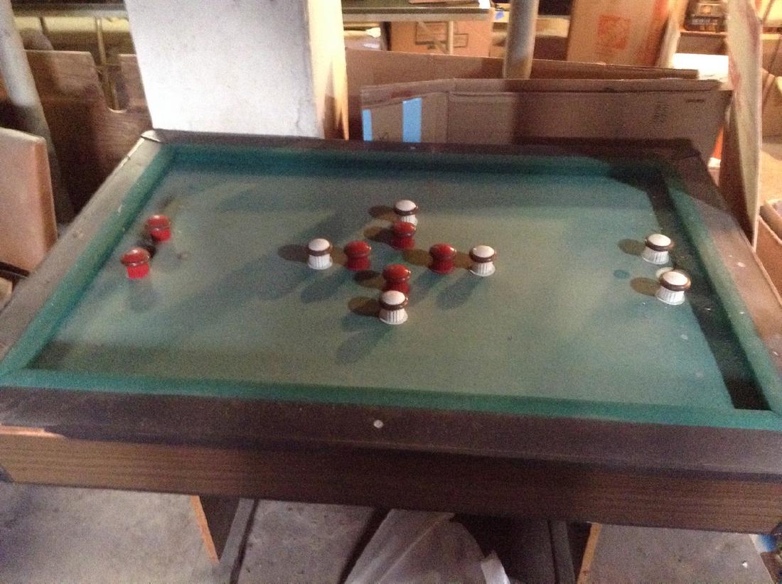 Bumper pool table very good condition with sticks & (1 of 1)