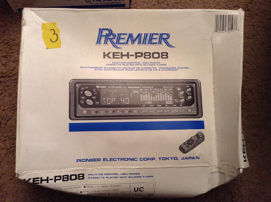 Pioneer Premier KEH-P808 Multi -CD Control Cassette: Pioneer Premier KEH-P808 Multi -CD Control Cassette Player with Tuner NIP