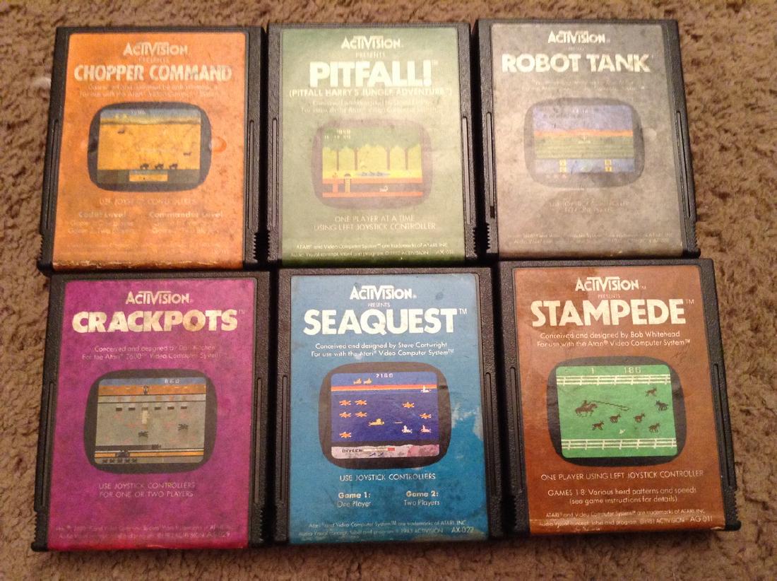 Lot of 6 Vintage Activision Games (1 of 1)