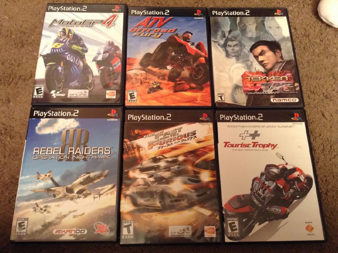 Lot of 6 Paystation 2 Games: Lot of 6 Paystation 2 Games
