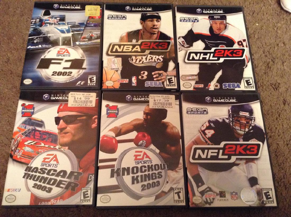 Lot of 6 Nintendo Gamecube Games (1 of 1)