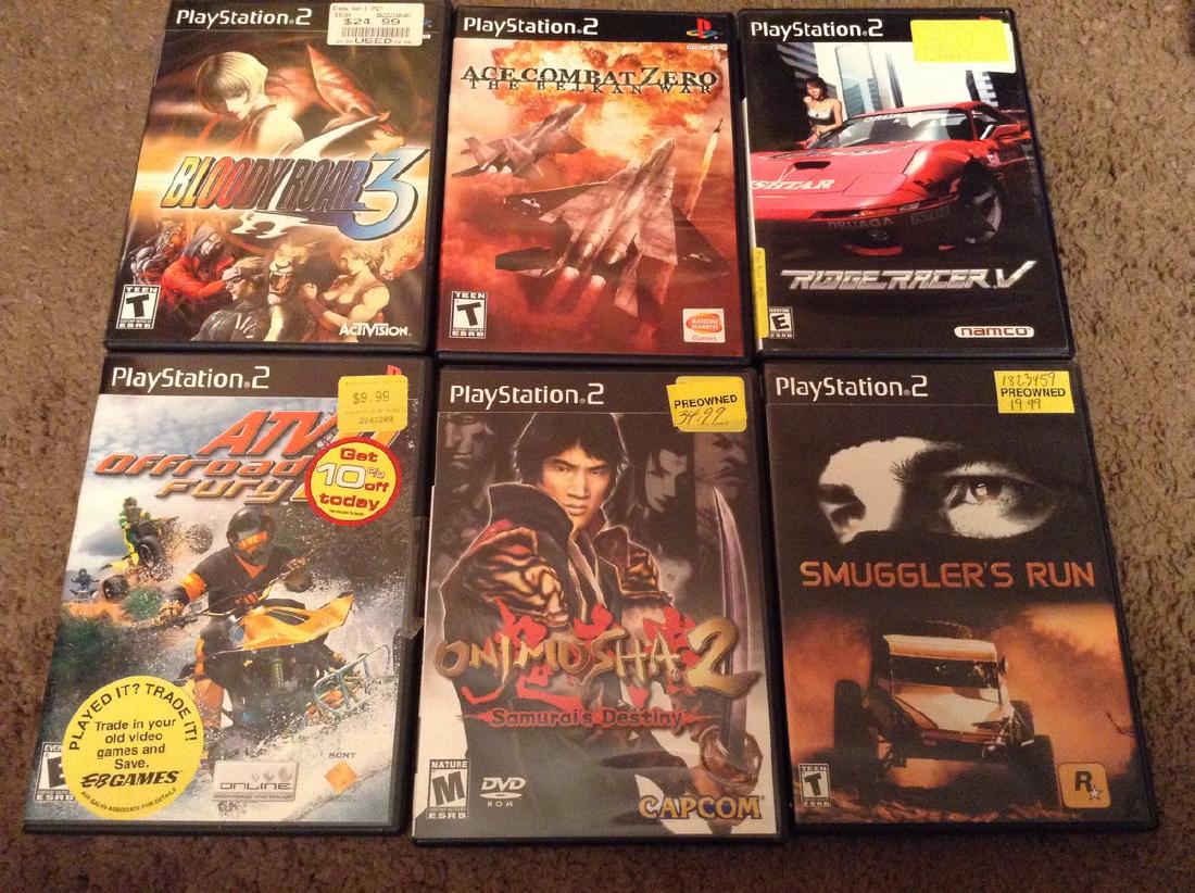 Lot of 6 Paystation 2 Games: Lot of 6 Paystation 2 Games