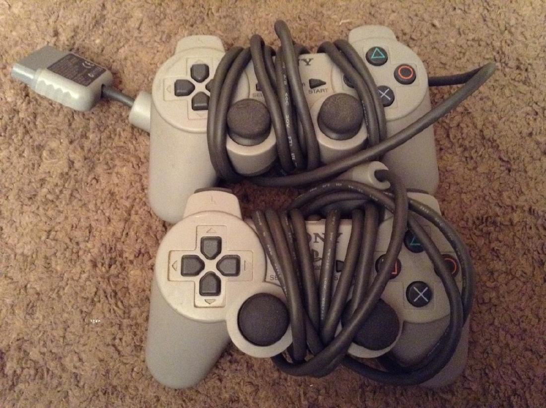 2 Sony Playstation Hand Controllers (1 of 1)