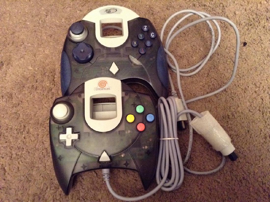 1 Dreamcast Controller & 1 Mad Catz Controller (1 of 1)