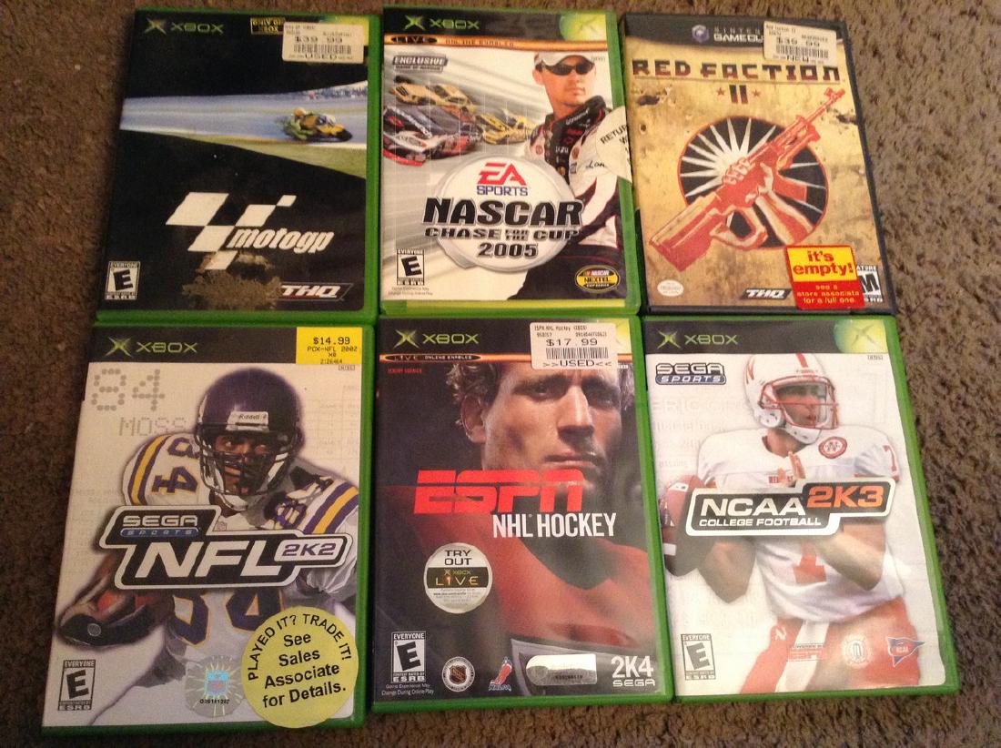 5 Xbox Games & 1 Nintendo Gamecube Game (1 of 1)