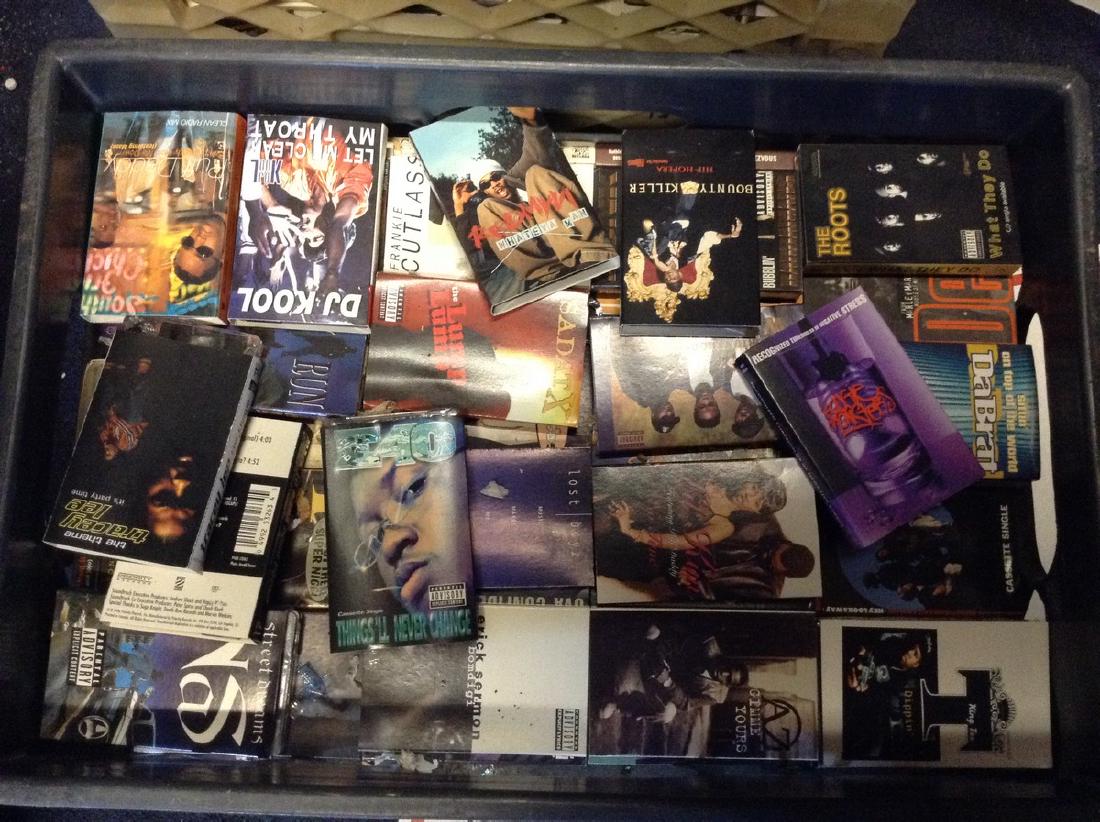 Milk Crate full of cassette Tapes (1 of 1)