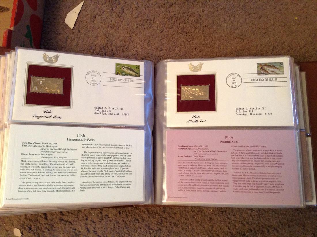 Proof Replicas; First Day Covers of Fish, States & (1 of 1)