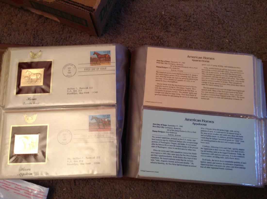 Proof Replicas; First Day Covers of Horses & Others 22k (1 of 1)