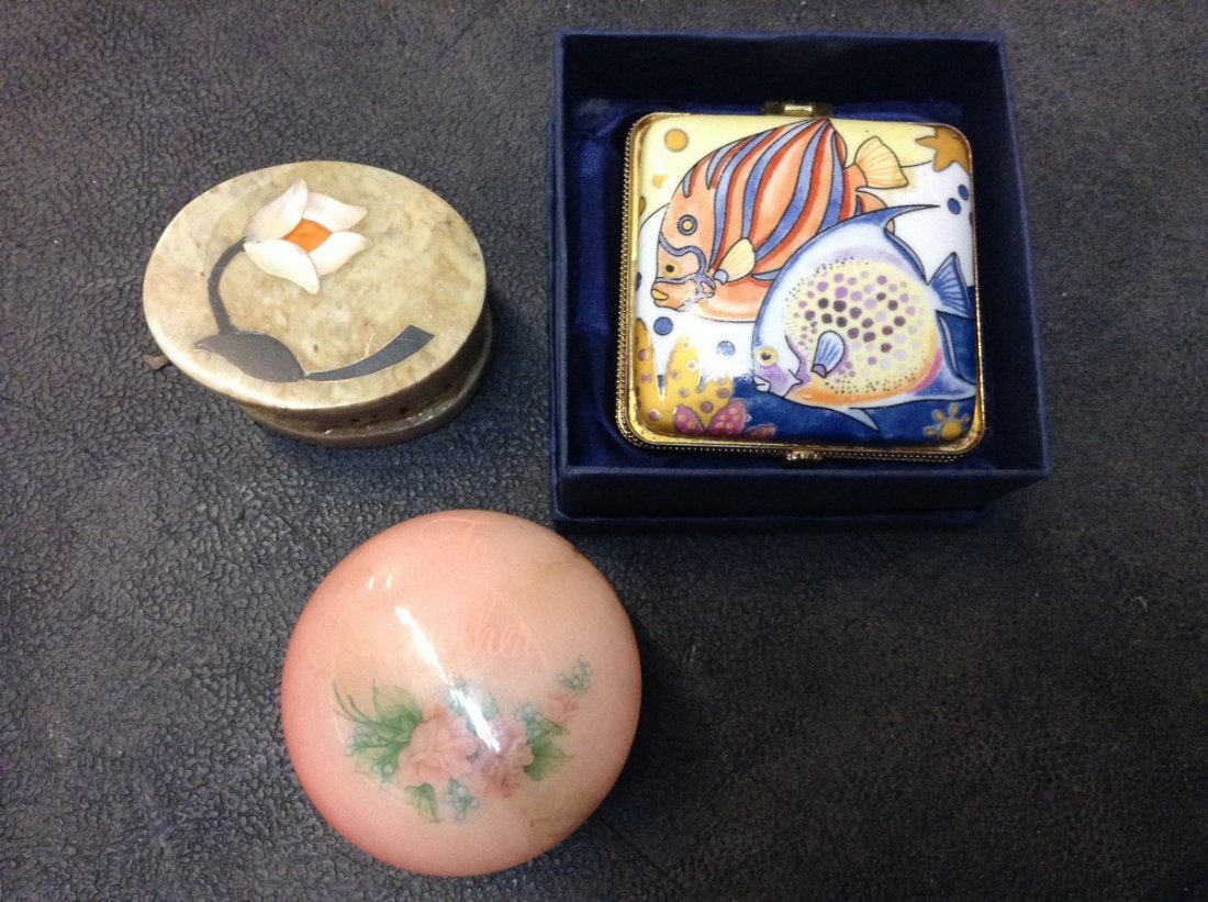 3 Trinket boxes: 3 Trinket boxes