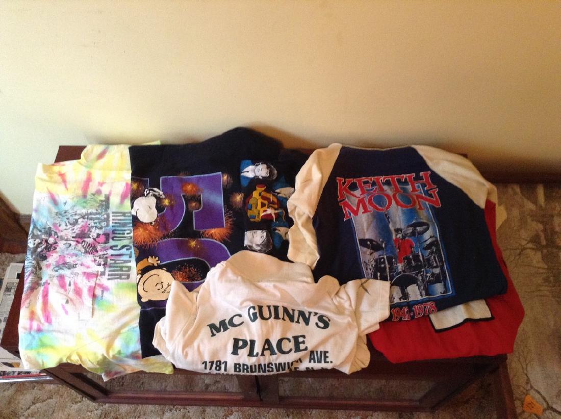 Vintage concert t-shirts - ringo starr, beatles , keith: Vintage concert t-shirts - ringo starr, beatles , keith moon, and peanuts shirt