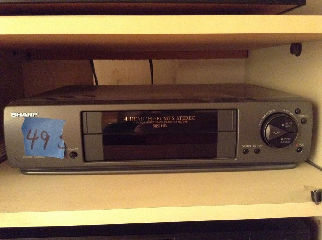 Sharp 4 head VHS Player (1 of 1)