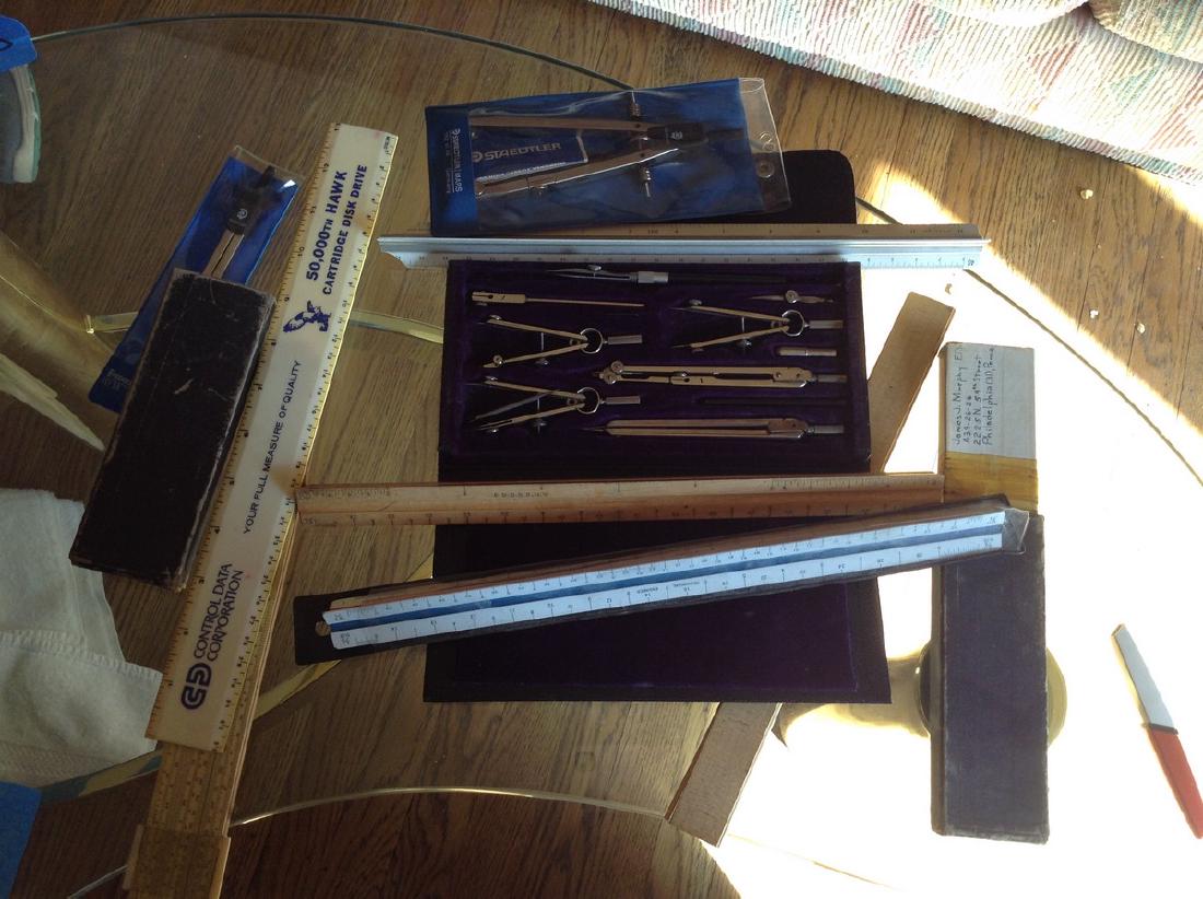 Vintage Drafting tools, Some German Made (1 of 1)