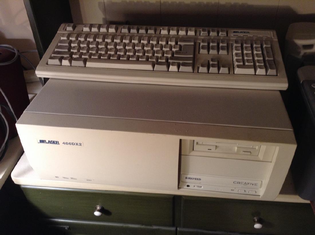 Vintage laser Computer Working (1 of 1)