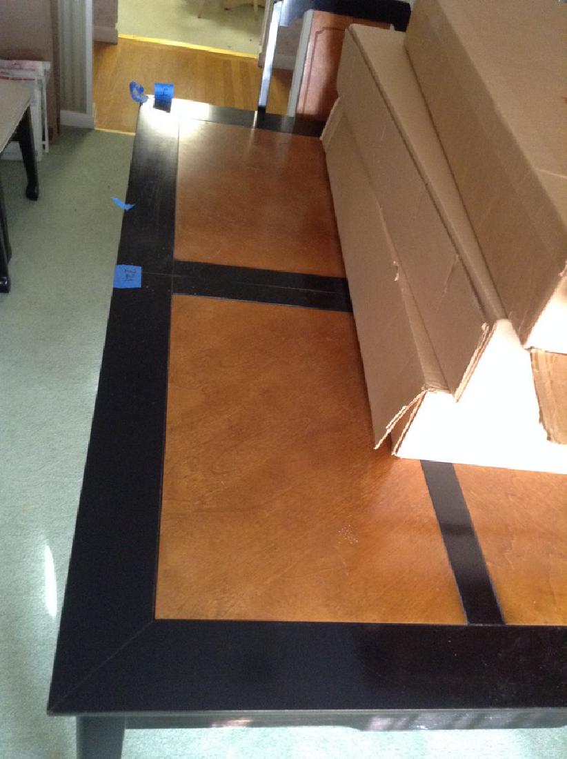 MCM Dinning Table w/2 leafs & 6 Chairs & Table Pad (1 of 1)