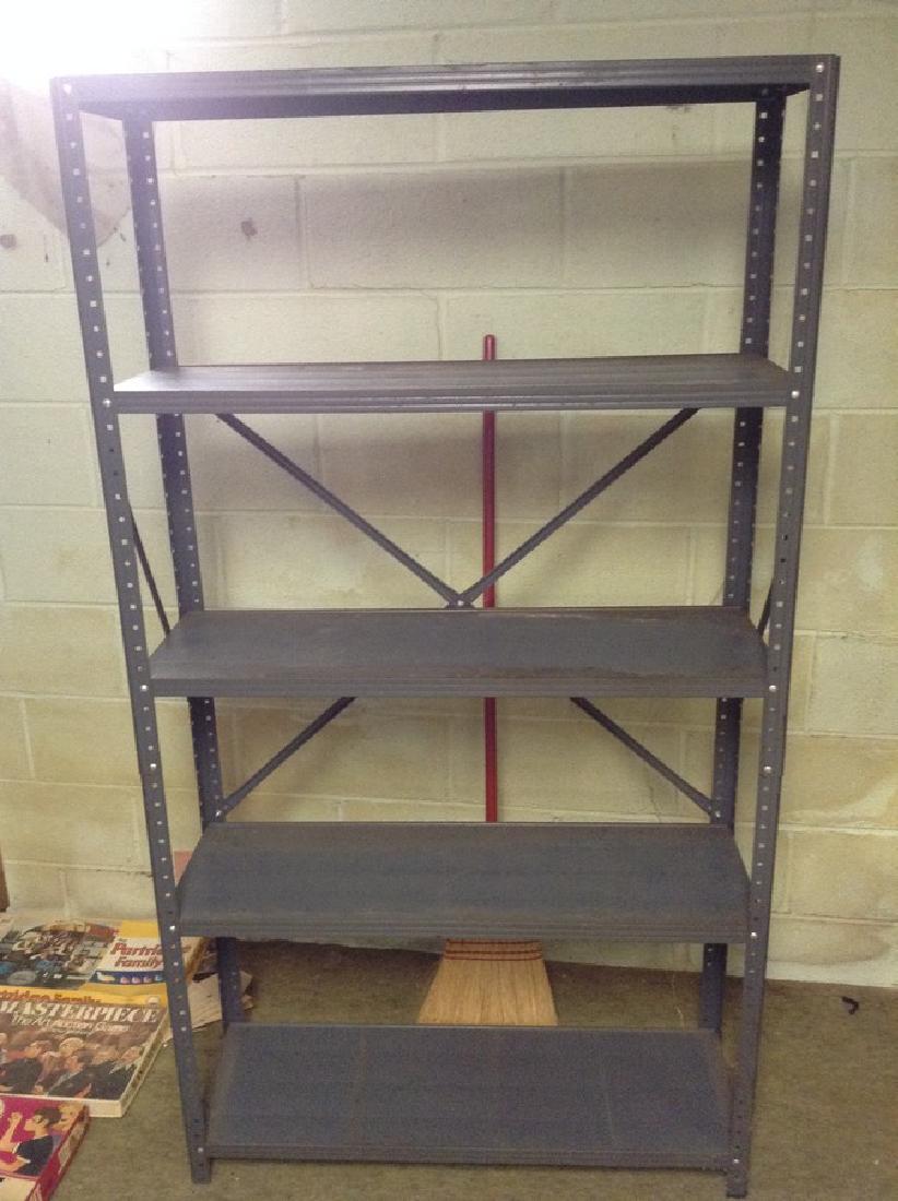 5 shelf Metal shelving unit (1 of 1)