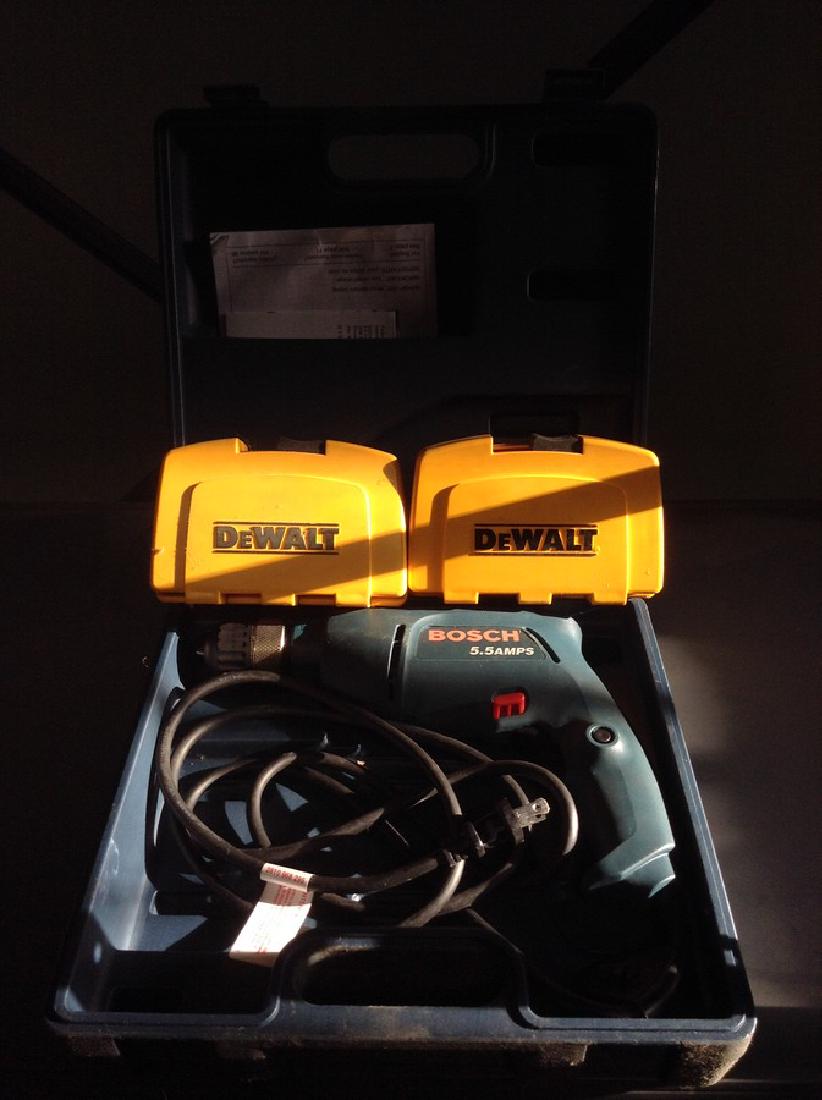 Bosch Drill & Dewalt Drill bits (1 of 1)