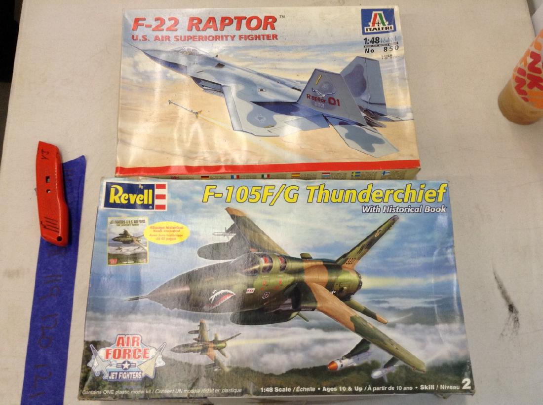 1: 48 F-22 Raptor / F-105F/G ThunderChief (1 of 1)