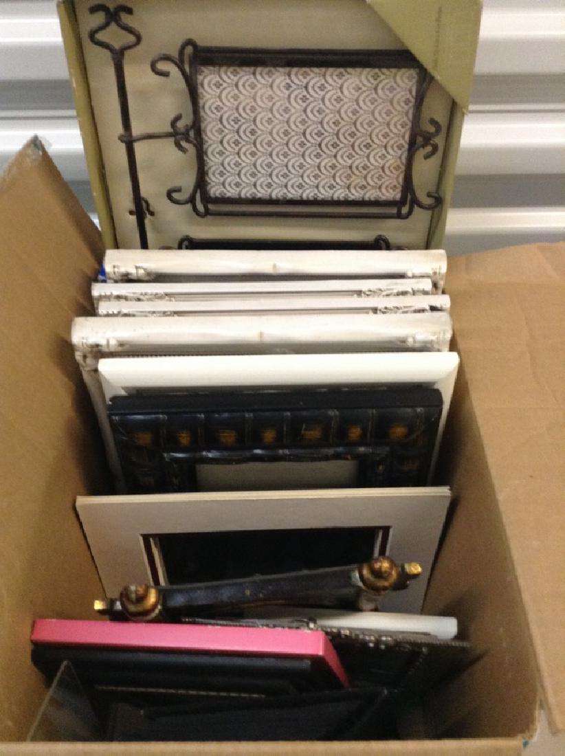 Box Full of picture Frames Some New (1 of 1)