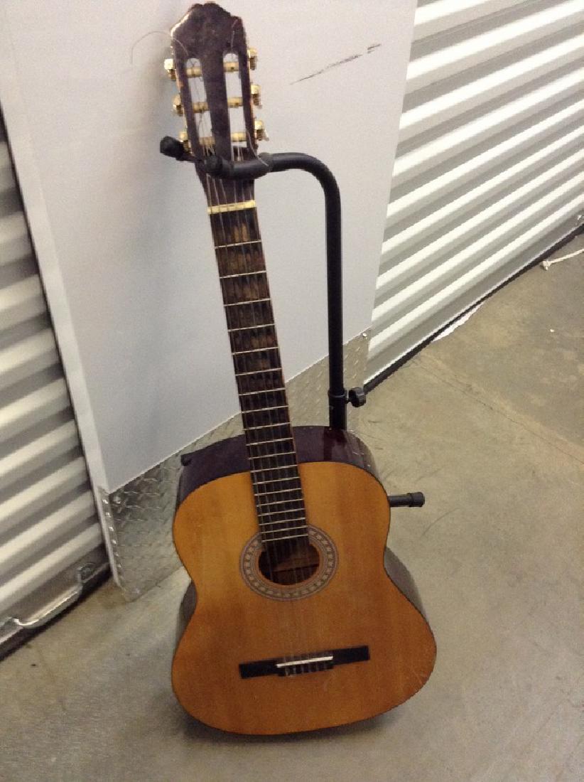 Guitar & Stand Bunwood (1 of 1)