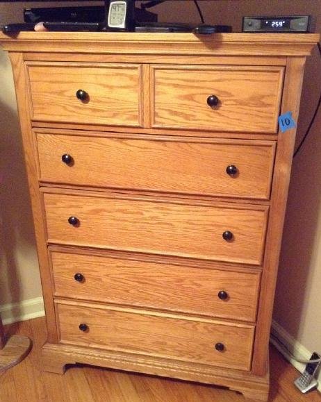 5 Drawer Oak Dresser