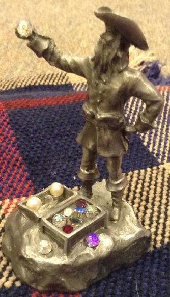 Disney Pewter Pirate Figure (1 of 1)