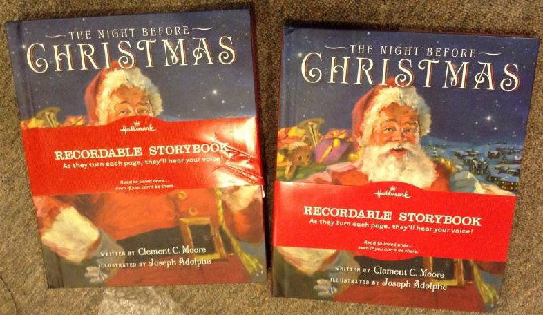 2 Recordable Storybook "Night before Christmas": 2 Recordable Storybook "Night before Christmas"