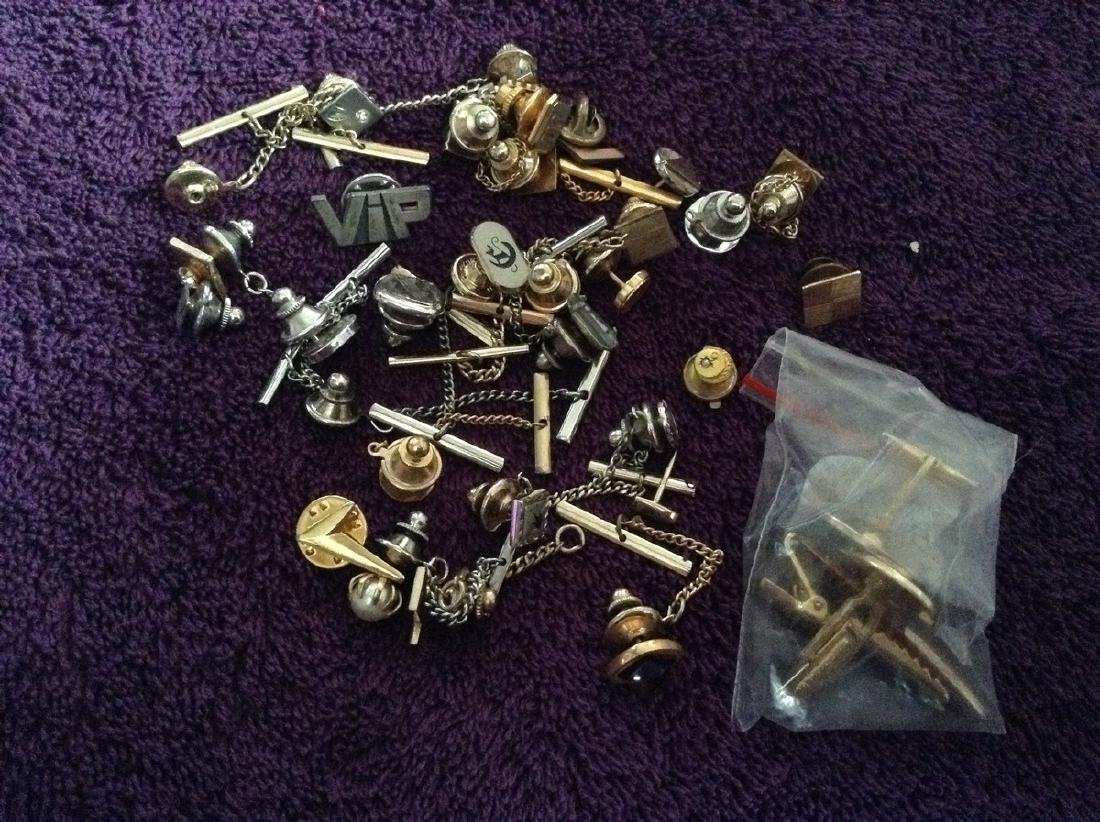 Lot of assorted tie clips (1 of 1)