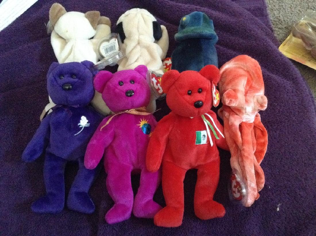 Lot of 7 Beanie Babies: Lot of 7 Beanie Babies