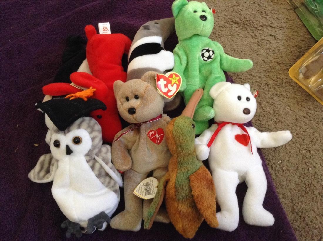 Lot of 8 Beanie Babies: Lot of 8 Beanie Babies