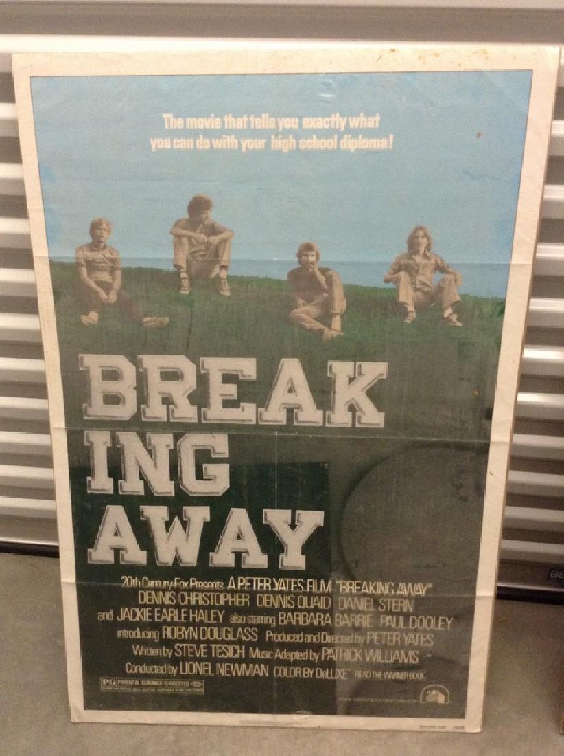 breaking away movie poster 1979 41 x 27